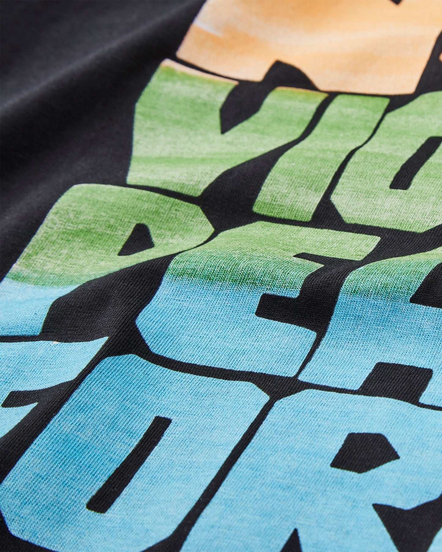 Block Tee Black